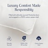 image:imageBrooklinen All Season Luxury Down Comforter 100 Natural Canadian Duck Down Duvet Insert  700 Fill Power 100 Cotton Shell Baffle Box Construction KingCali King Size Comforter  Allseason warmth from natural down in a 100 cotton shell bafflebox build stays fluffy amp even hotelquality comfortAllseason White