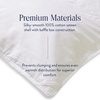 image:imageBrooklinen All Season Luxury Down Comforter 100 Natural Canadian Duck Down Duvet Insert  700 Fill Power 100 Cotton Shell Baffle Box Construction KingCali King Size Comforter  Allseason warmth from natural down in a 100 cotton shell bafflebox build stays fluffy amp even hotelquality comfortUltra Warm White