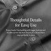 image:imageBrooklinen Sateen Duvet Cover HotelQuality Luxury  TwinTXL Abyss Blue  Silkysmooth 100 cotton sateen duvet cover soft amp hotelquality corner ties amp button closure secure your insertSlate