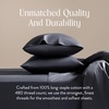 image:imageBrooklinen Sateen Duvet Cover HotelQuality Luxury  TwinTXL Abyss Blue  Silkysmooth 100 cotton sateen duvet cover soft amp hotelquality corner ties amp button closure secure your insertSlate