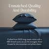 image:imageBrooklinen Sateen Duvet Cover HotelQuality Luxury  TwinTXL Abyss Blue  Silkysmooth 100 cotton sateen duvet cover soft amp hotelquality corner ties amp button closure secure your insertAbyss