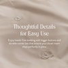 image:imageBrooklinen Sateen Duvet Cover HotelQuality Luxury  TwinTXL Abyss Blue  Silkysmooth 100 cotton sateen duvet cover soft amp hotelquality corner ties amp button closure secure your insertPebble