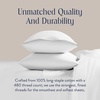 image:imageBrooklinen Sateen Duvet Cover HotelQuality Luxury  TwinTXL Abyss Blue  Silkysmooth 100 cotton sateen duvet cover soft amp hotelquality corner ties amp button closure secure your insertWhite