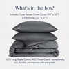 image:imageBrooklinen Sateen Duvet Cover HotelQuality Luxury  TwinTXL Abyss Blue  Silkysmooth 100 cotton sateen duvet cover soft amp hotelquality corner ties amp button closure secure your insertSlate