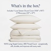 image:imageBrooklinen Sateen Duvet Cover HotelQuality Luxury  TwinTXL Abyss Blue  Silkysmooth 100 cotton sateen duvet cover soft amp hotelquality corner ties amp button closure secure your insertCream
