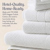 image:imageBrooklinen SuperPlush 100 Turkish Cotton Washcloths  Set of 2 White  Ultraplush 820 GSM Turkish cotton hand towels highly absorbent amp quickdrying soft durable amp machine washableWhite