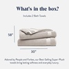 image:imageBrooklinen SuperPlush 100 Turkish Cotton Washcloths  Set of 2 White  Ultraplush 820 GSM Turkish cotton hand towels highly absorbent amp quickdrying soft durable amp machine washableDriftwood