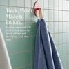 image:imageBrooklinen SuperPlush 100 Turkish Cotton Washcloths  Set of 2 White  Ultraplush 820 GSM Turkish cotton hand towels highly absorbent amp quickdrying soft durable amp machine washableAbyss Blue
