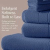 image:imageBrooklinen SuperPlush 100 Turkish Cotton Washcloths  Set of 2 White  Ultraplush 820 GSM Turkish cotton hand towels highly absorbent amp quickdrying soft durable amp machine washableAbyss Blue