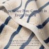 image:imageBrooklinen SuperPlush 100 Turkish Cotton Washcloths  Set of 2 White  Ultraplush 820 GSM Turkish cotton hand towels highly absorbent amp quickdrying soft durable amp machine washableStriped Abyss