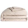 image:imageBrooklinen Sateen Duvet Cover HotelQuality Luxury  TwinTXL Abyss Blue  Silkysmooth 100 cotton sateen duvet cover soft amp hotelquality corner ties amp button closure secure your insertPebble