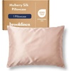 image:imageBrooklinen Silk Pillowcase Luxury Silk AntiFrizz Comfort  King Blush  Set of 2 100 mulberry silk pillowcases antifrizz amp anticrease gentle on skin amp hair help reduce bedhead amp fine linesBlush
