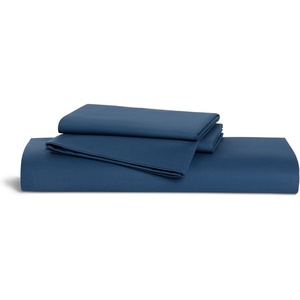 image:imageBrooklinen Sateen 4Pc Sheet Set HotelQuality Luxury  King White  Butterysoft 100 longstaple cotton sateen silky amp hotelquality softest sheets breathable amp durable cool amp luxuriousAbyss