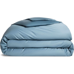 image:imageBrooklinen Sateen Duvet Cover HotelQuality Luxury  TwinTXL Abyss Blue  Silkysmooth 100 cotton sateen duvet cover soft amp hotelquality corner ties amp button closure secure your insertStorm