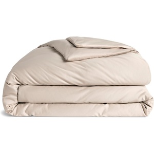 image:imageBrooklinen Sateen Duvet Cover HotelQuality Luxury  TwinTXL Abyss Blue  Silkysmooth 100 cotton sateen duvet cover soft amp hotelquality corner ties amp button closure secure your insertPebble