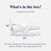 image:imageBrooklinen 100 Turkish Cotton Hand Towels SpaQuality Cotton  Set of 2 White