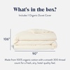 image:imageBrooklinen Duvet Cover Soft amp Durable Machine Washable  FullQueen White  Soft breathable 100 GOTScertified organic cotton duvet cover corner ties amp button closure secure your insertVanilla