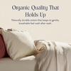 image:imageBrooklinen Duvet Cover Soft amp Durable Machine Washable  FullQueen White  Soft breathable 100 GOTScertified organic cotton duvet cover corner ties amp button closure secure your insertVanilla