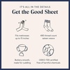 image:imageBrooklinen Luxury Sateen 4 Piece Sheet Set  100 Cotton King Size in Graphite  1 Fitted Sheet 1 Flat Sheet 2 Pillowcases  Best Luxury Sheets