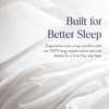 image:imageBrooklinen Percale 4Pc Sheet Set for Hot Sleepers  Full Abyss Blue  Cool crisp percale weave in 100 longstaple cotton breathable for hot sleepers machine washable lightweight amp durableWhite