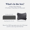 image:imageBrooklinen Percale 4Pc Sheet Set for Hot Sleepers  Full Abyss Blue  Cool crisp percale weave in 100 longstaple cotton breathable for hot sleepers machine washable lightweight amp durableSlate