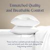 image:imageBrooklinen Percale 4Pc Sheet Set for Hot Sleepers  Full Abyss Blue  Cool crisp percale weave in 100 longstaple cotton breathable for hot sleepers machine washable lightweight amp durableWhite