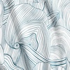 image:imageBrooklinen Percale 4Pc Sheet Set for Hot Sleepers  Full Abyss Blue  Cool crisp percale weave in 100 longstaple cotton breathable for hot sleepers machine washable lightweight amp durableOyster in Storm