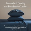 image:imageBrooklinen Percale 4Pc Sheet Set for Hot Sleepers  Full Abyss Blue  Cool crisp percale weave in 100 longstaple cotton breathable for hot sleepers machine washable lightweight amp durableAbyss