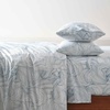 image:imageBrooklinen Percale 4Pc Sheet Set for Hot Sleepers  Full Abyss Blue  Cool crisp percale weave in 100 longstaple cotton breathable for hot sleepers machine washable lightweight amp durableOyster in Storm