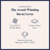 image:imageBrooklinen Percale Duvet Cover Crisp amp Cooling  FullQueen Abyss  Cool crisp 100 cotton percale duvet cover breathable amp lightweight corner ties amp button closure secure your insertSlate