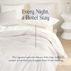 image:imageBrooklinen Percale Duvet Cover Crisp amp Cooling  FullQueen Abyss  Cool crisp 100 cotton percale duvet cover breathable amp lightweight corner ties amp button closure secure your insertPebble