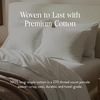 image:imageBrooklinen Percale Duvet Cover Crisp amp Cooling  FullQueen Abyss  Cool crisp 100 cotton percale duvet cover breathable amp lightweight corner ties amp button closure secure your insertWhite