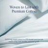 image:imageBrooklinen Percale Duvet Cover Crisp amp Cooling  FullQueen Abyss  Cool crisp 100 cotton percale duvet cover breathable amp lightweight corner ties amp button closure secure your insertSky