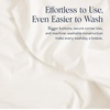 image:imageBrooklinen Percale Duvet Cover Crisp amp Cooling  FullQueen Abyss  Cool crisp 100 cotton percale duvet cover breathable amp lightweight corner ties amp button closure secure your insertCream