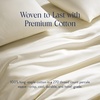 image:imageBrooklinen Percale Duvet Cover Crisp amp Cooling  FullQueen Abyss  Cool crisp 100 cotton percale duvet cover breathable amp lightweight corner ties amp button closure secure your insertCream