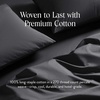image:imageBrooklinen Percale Duvet Cover Crisp amp Cooling  FullQueen Abyss  Cool crisp 100 cotton percale duvet cover breathable amp lightweight corner ties amp button closure secure your insertSlate