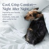 image:imageBrooklinen Percale Duvet Cover Crisp amp Cooling  FullQueen Abyss  Cool crisp 100 cotton percale duvet cover breathable amp lightweight corner ties amp button closure secure your insertSky