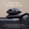 image:imageBrooklinen Percale Pillowcase Set Crisp amp Cooling  Standard Abyss  Set of 2 crisp 100 cotton percale pillowcases with a cool breathable weave gentle on skin amp hair soft amp durableSlate