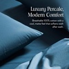image:imageBrooklinen Percale Pillowcase Set Crisp amp Cooling  Standard Abyss  Set of 2 crisp 100 cotton percale pillowcases with a cool breathable weave gentle on skin amp hair soft amp durableAbyss