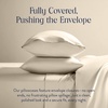 image:imageBrooklinen Sateen Pillowcase Set HotelQuality Luxury  Standard Cream  Set of 2 silky 100 cotton sateen pillowcases with a smooth breathable finish envelope closure keeps pillows tucked