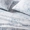 image:imageBrooklinen Percale 4Pc Sheet Set for Hot Sleepers  Full Abyss Blue  Cool crisp percale weave in 100 longstaple cotton breathable for hot sleepers machine washable lightweight amp durableOyster in Storm