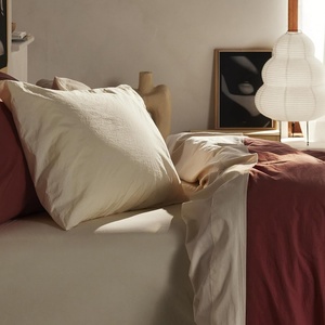 image:imageBrooklinen Pillowcase Set Soft amp Durable  Standard White  Set of 2 soft 100 GOTScertified organic cotton pillowcases with a breathable finish gentle on skin amp hairVanilla