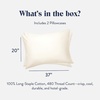 image:imageBrooklinen Luxe Sateen Pillowcase Set Luxury Softness  Standard AbyssCream
