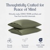 image:imageBrooklinen Luxe Sateen Pillowcase Set Luxury Softness  Standard AbyssFresh Moss