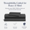 image:imageBrooklinen Luxe Sateen Sheet Set HotelQuality Luxury  Twin AbyssSlate